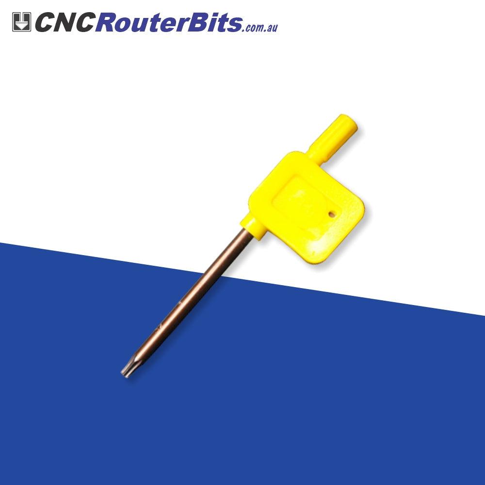 Replacement Insert Torx Screws and Keys - CNC Router Bits